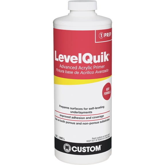 Custom Building Products CPQT Quart Levelquik Latex Primer