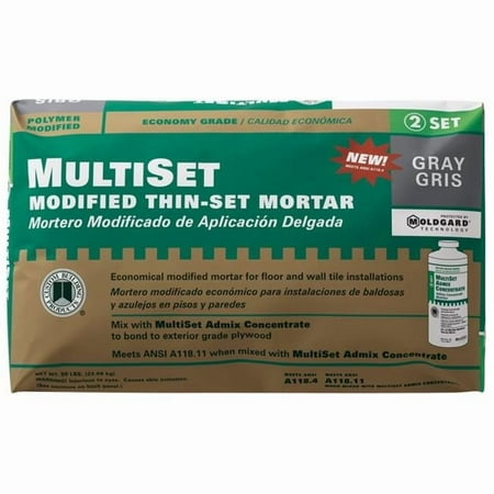 Custom Building Products Gray MultiSet Modified Thin-Set Mortar MSMG50