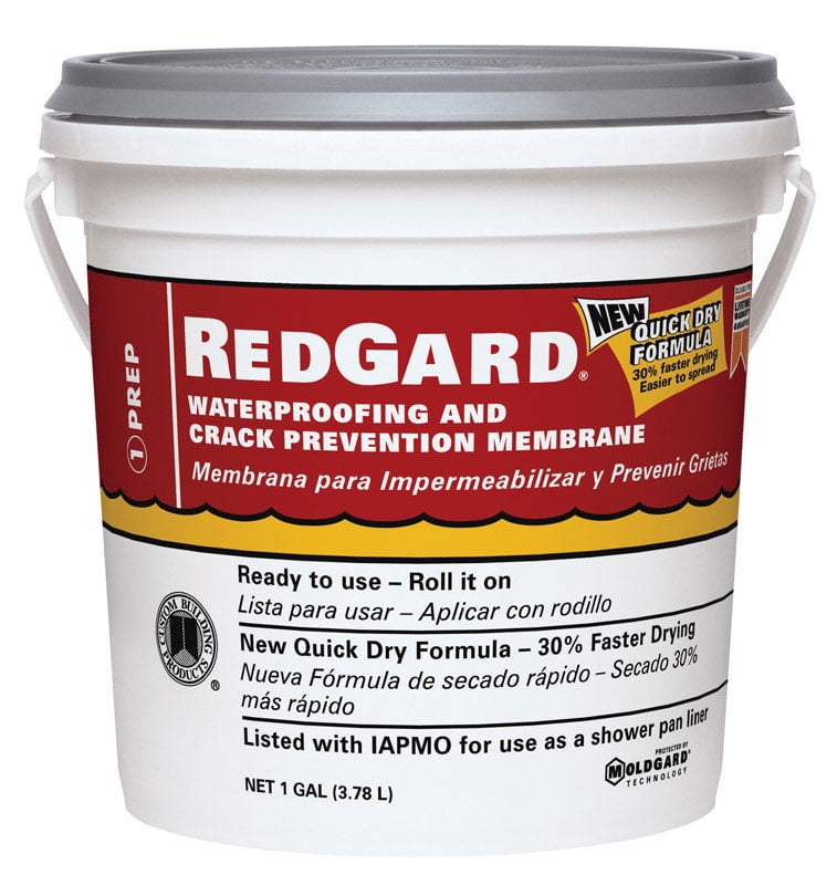 RedGard 1 Gal Pink Waterproofing and Crack Prevention Membrane
