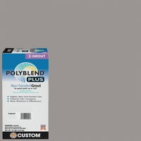 Custom Building Products PBPG16510 Polyblend Plus Non-Sanded Grout, Delorean Gray, 10 Lbs. - Quantity 1
