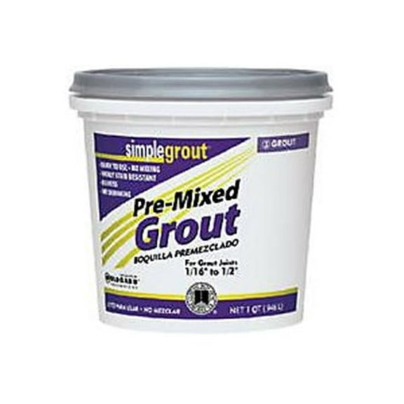 Custom Building Products  PMG381QT 1 qt. Premixed Grout  Bright White