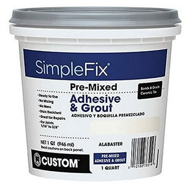 Custom Building Products Simplefix Quart Alabaster Pre-Mixed Sanded Tile Grout
