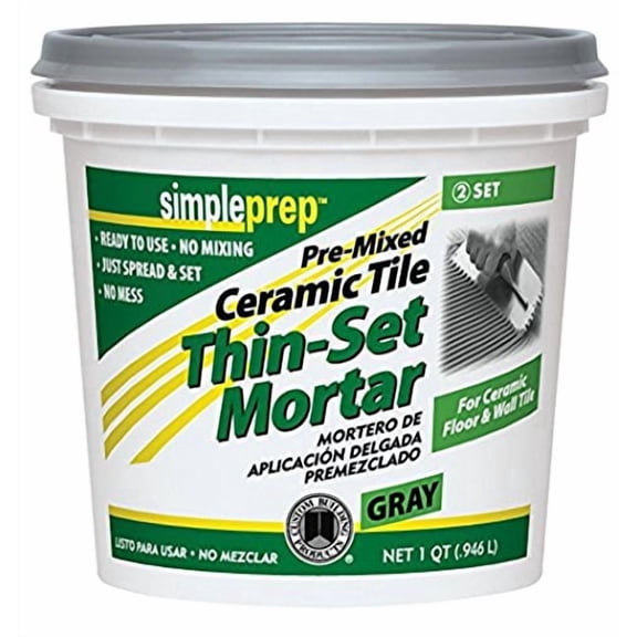 Custom Building Products SimpleSet Gray Thin-Set Mortar 1 qt.