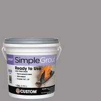 Custom Building Products Simplegrout Premixed Grout - Stain Resistant - 1 Gal, Multicolor