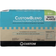 Custom-Blend 50 Lb. White Non-Modified Thin-Set Mortar