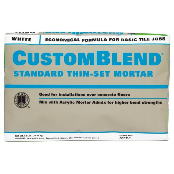Custom Building Products White Custom Blend Thin-Set Mortar CBTSW50