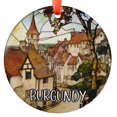 thumbnail image 1 of Custom Burgundy France Ornament |Faux |Unique Europe Souvenir |Vacation Travel Gift | Holiday Christmas Decor, Holiday Keepsake, Xmas Tree Hanging Decoration, Seasonal Gift Idea, C, 1 of 5