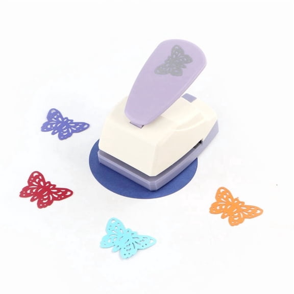 Custom Butterfly-Patterned Puncher for Crafts and Scrapbooking