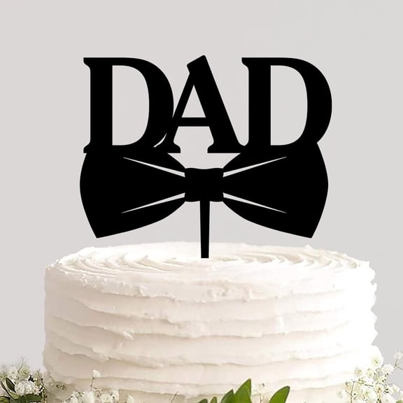 Custom Cake Topper Pick Decorative Cake And Cupcake Topper Dad Baking Funny Cake Decoration for Dad's Birthday Event Theme Party Decoration Novelty Gift for Father