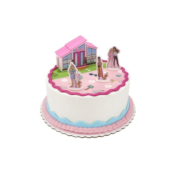 Custom Cakes Barbie Round Cake