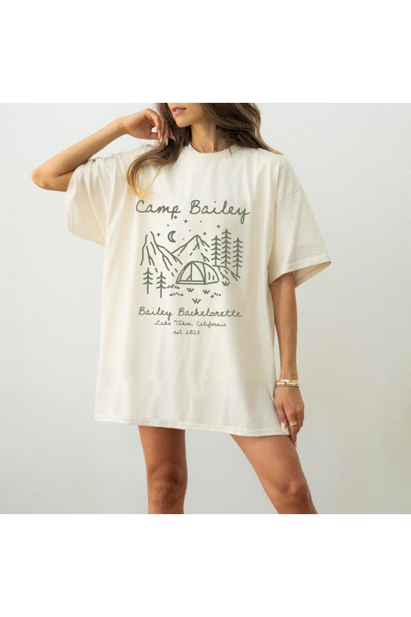 Custom Camp Bachelorette Party Shirt Mountain Bride Tee Lake Themed bach party Tshirt Cabi