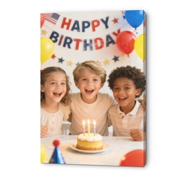 Custom Canvas Print 8"x10" - Turn Your Photos into Artwork for Home & Office (Please send photos to customer service after placing an order)