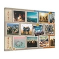 thumbnail image 1 of Custom Canvas Prints Beige Minimalist Sweet 2022 Recap Memories Personalized Photo Image Collage DIY Framed Kit Wall Art Picture Room Decor 16x20 inch, 1 of 6