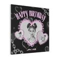 thumbnail image 1 of Custom Canvas Prints Black Pink Y2K Grunge Birthday Personalized Photo Image Collage DIY Framed Kit Wall Art Picture Room Decor 18x18 inch, 1 of 7