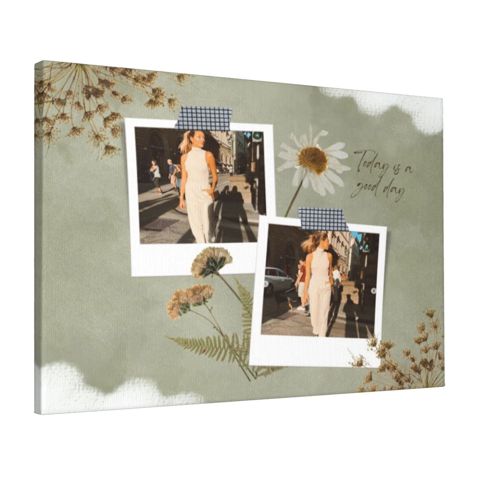 Custom Canvas Prints Brown And Green Aesthetic Cameria Personalized