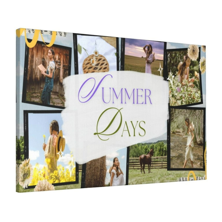diy picture collage on canvas