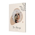 thumbnail image 1 of Custom Canvas Prints Cream Wedding Illustration Personalized Photo Image Collage DIY Framed Kit Wall Art Picture Room Decor 16x20 inch, 1 of 1