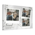 thumbnail image 1 of Custom Canvas Prints Grey Aesthetic Friend Personalized Photo Image Collage DIY Framed Kit Wall Art Picture Room Decor 16x20 inch, 1 of 6