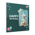 thumbnail image 1 of Custom Canvas Prints Happy Birthday Personalized Photo Image Collage DIY Framed Kit Wall Art Picture Room Decor 18x18 inch, 1 of 7