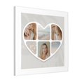 thumbnail interactive-video image 1 of Personalized Family Heart Photo Collage Canvas, Custom The Whole Family 1 of 9