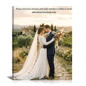 Custom Canvas Prints - Personalized 11X14 Picture Print with Your Photos Customized Wall Art Gifts for Men Women Family Baby Pets Couples Wedding Home Decor