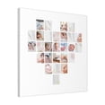 thumbnail image 1 of Custom Canvas Prints Personals In White Style Personalized Photo Image Collage DIY Framed Kit Wall Art Picture Room Decor 18x18 inch, 1 of 7