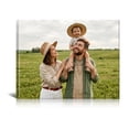 thumbnail image 1 of Custom Canvas Prints with Your Photos 14X11 Personalized Pictures Canvas Wall Art Gifts for Family Baby Pet, Wedding Birthday, Living Room Bedroom Decor, 1 of 7