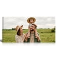 thumbnail image 1 of Custom Canvas Prints with Your Photos 32X16 Personalized Pictures Canvas Wall Art Gifts for Family Baby Pet, Wedding Birthday, Living Room Bedroom Decor, 1 of 7