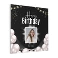 thumbnail image 1 of Custom Canvas Prints White Modern Happy Birthday Personalized Photo Image Collage DIY Framed Kit Wall Art Picture Room Decor 18x18 inch, 1 of 7