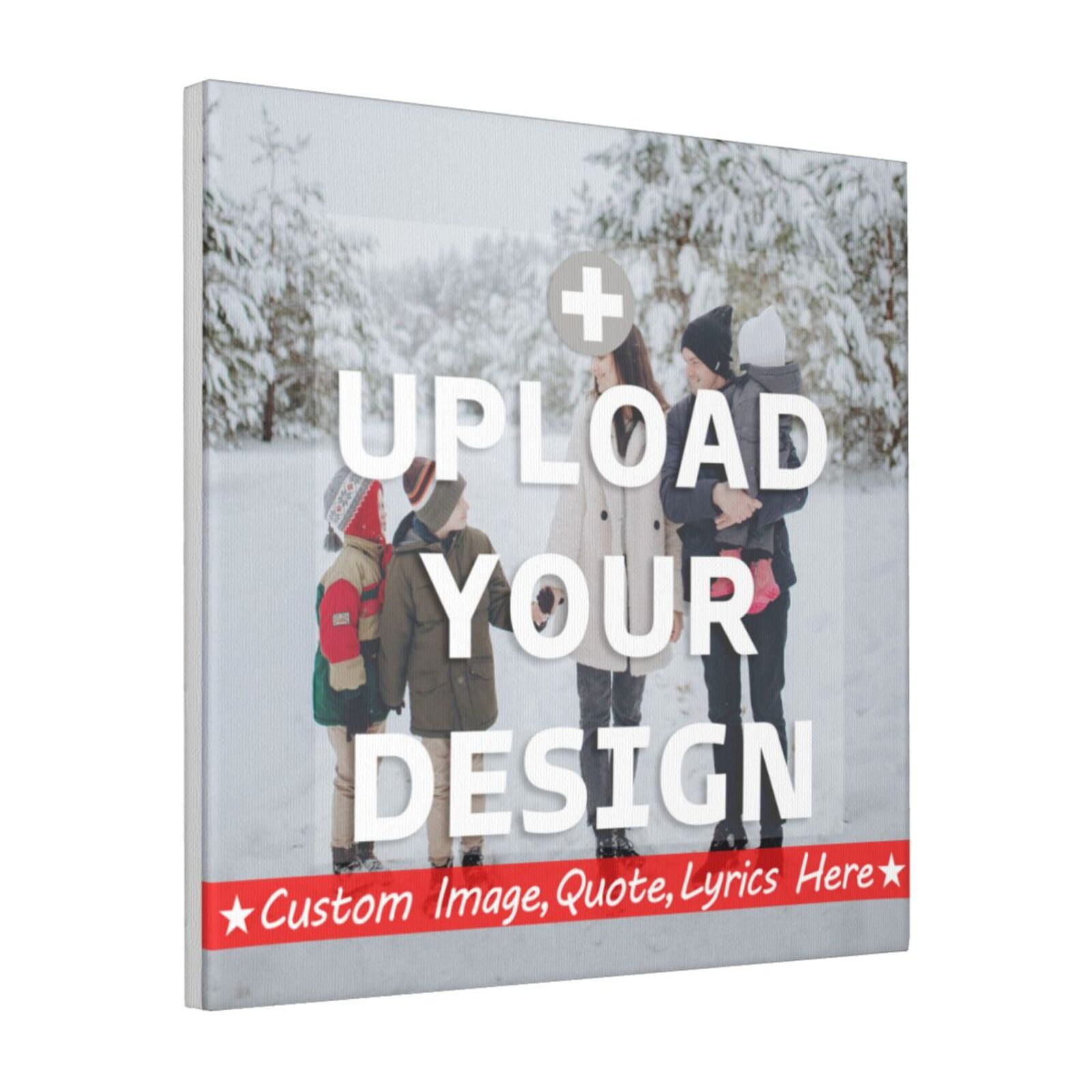 Custom Canvas Prints Your Design Image Quote Lyrics Here Personalized