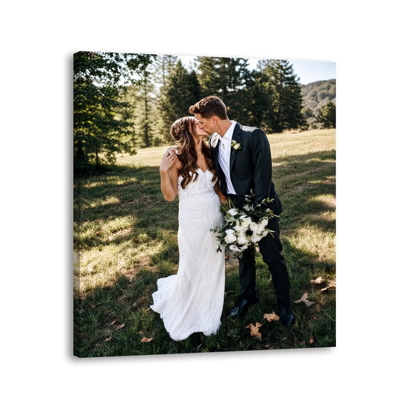 Custom Canvas Prints from Your Photos 8x10in Personalized Wall Art Gift for Men Women Family Baby Pets Couples Wedding Home Decor