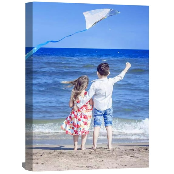 Custom Canvas Prints with Your Photo Personalized Picture To Canvas Print Wedding Baby Pet Family Picture Framed Wall Art