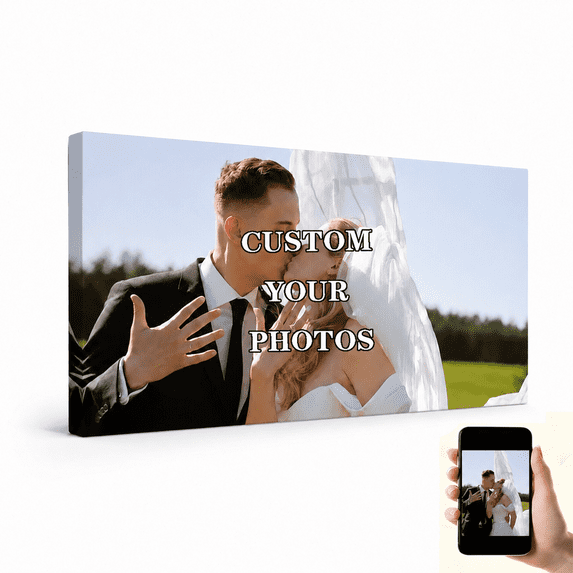 Custom Canvas Prints with Your Photo,Personalized Picture Wall Art ...