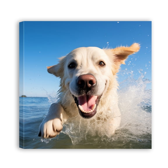 Custom Canvas Prints with Your Photos 16x16 Inch, Personalized Picture Print To Canvas Gifts for Family Wall Art Decor