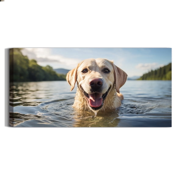 Custom Canvas Prints with Your Photos 16x8 Inch, Personalized Picture Print To Canvas Gifts for Family Wall Art Decor