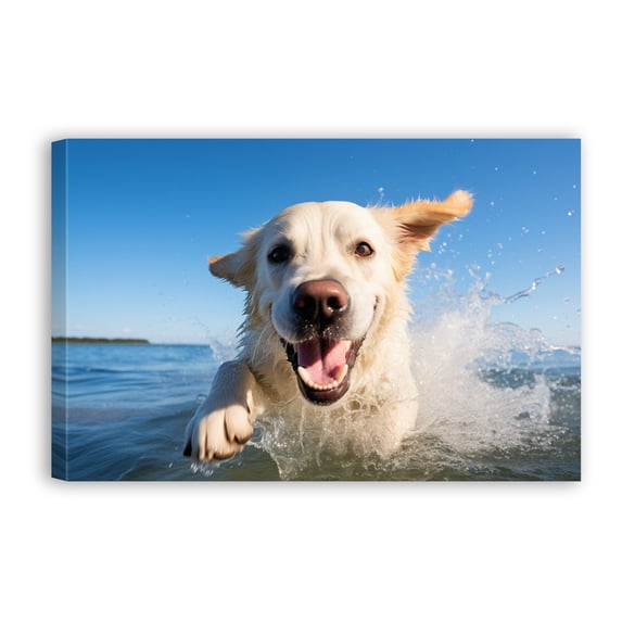 Custom Canvas Prints with Your Photos 36x24 Inch, Personalized Picture Print To Canvas Gifts for Family Wall Art Decor