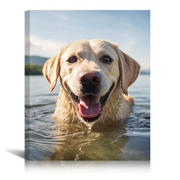 Custom Canvas Prints with Your Photos 8x10 Inch, Personalized Picture Print To Canvas Gifts for Family Wall Art Decor