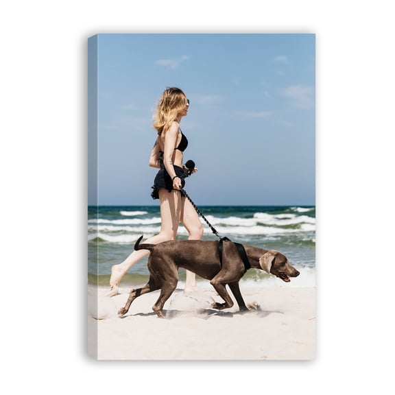 Custom Canvas Prints with Your Photos 8x12 Inch, Personalized Picture Print To Canvas Gifts for Family Wall Art Decor