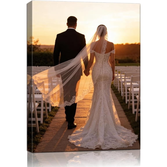 Custom Canvas Prints with Your Photos Personalized Canvas Photos Prints Wall Art Customize Canvas Pictures Gift Family, Friend, Lover, Pet 8x10in