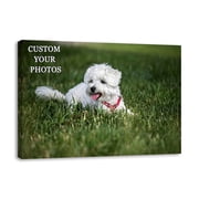 Custom Canvas Prints with Your Photos   Personalized Picture Wall Art Gift for Family, Couples, Pets, Weddings, Bedroom, Home Decor 8x12