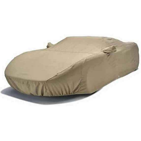 Custom Car Cover: 1973-80 Fits MERCEDES-BENZ 280 (Flannel, Tan) (CA40TF)