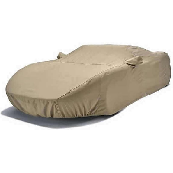 Custom Car Cover: 1992-96 Fits TOYOTA CAMRY WAGON W/MIRRORS (Flannel, Tan) (C13817TF)