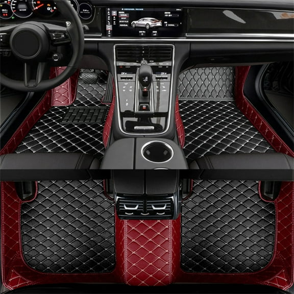 Custom Car Floor Mat for Toyota RAV 4 2013-2019 RAV 4 Hybrid 2020-2023 2009-2013 Interior Accessories Artificial Leather