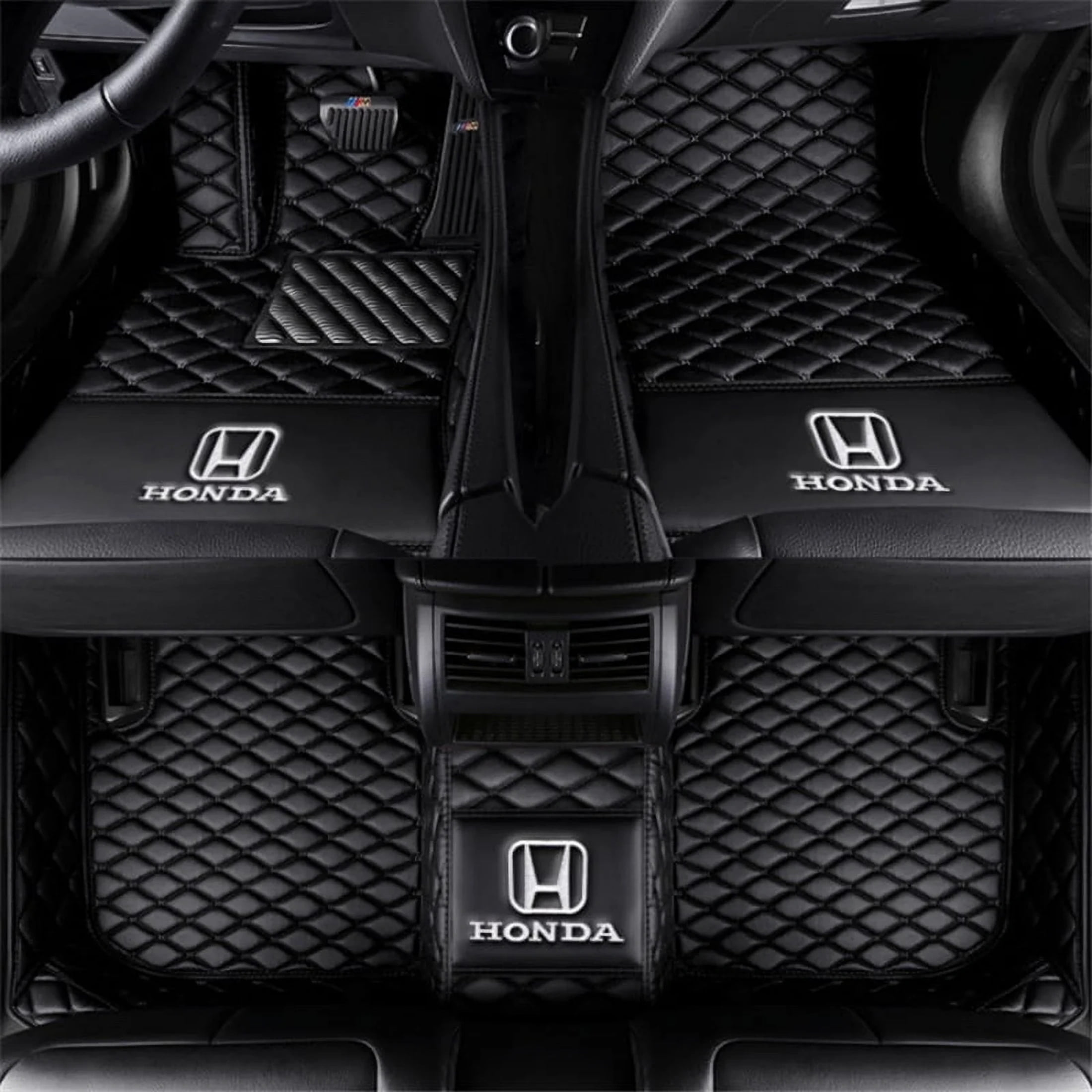Custom Car Floor Mats For Honda Accord 2003-2025 Car Carpets Waterproof Auto Luxury Liner Rugs
