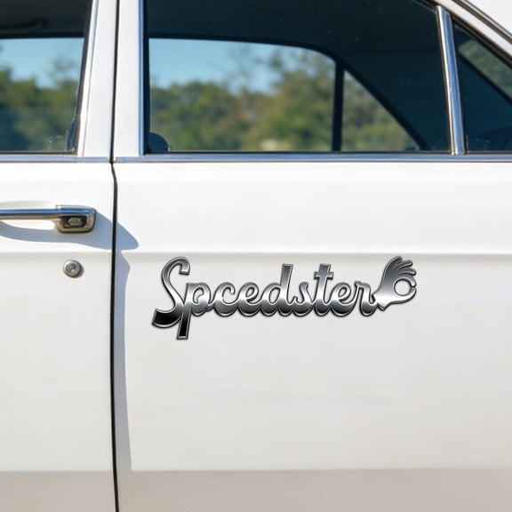Custom Car Stickers, Custom Stainless Steel OK Gesture Car Stickers, Personalized Name & Text Emblem, Waterproof Metal Decal for Cars, Vans, Boats, Bicycles, Refrigerators, Walls & Doors