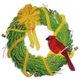 thumbnail image 1 of Custom Cardinal Wreath Embroidered Iron on/Sew Patch [8" X 8"], 1 of 2
