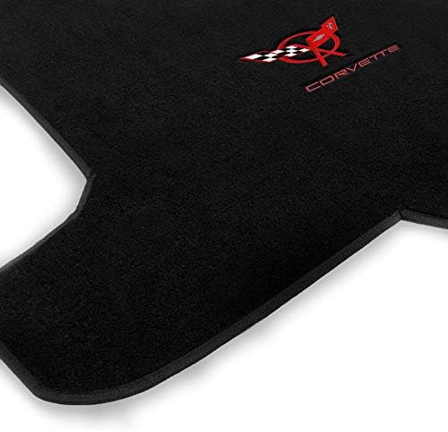 Lloyd Mats Custom Carpet Floor Mats For C4 Corvette (1991-1994) - 2-Piece Front Set, Black, Made In USA