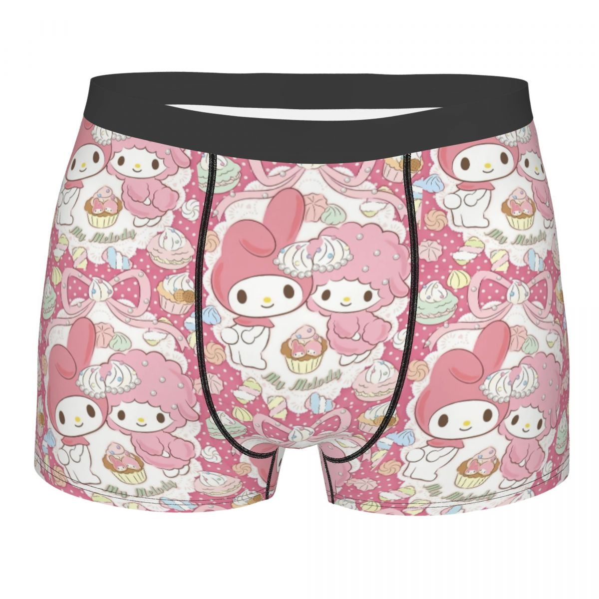 Custom Cartoon My Melody Sanrio Japan Anime Boxers Shorts Men‘s Briefs 