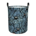 thumbnail image 1 of Custom Cartoon Owl Laundry Basket Collapsible Lovely Clothes Hamper for Nursery Kids Toys Storage Bag, 1 of 6