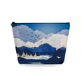 thumbnail image 1 of Custom Casual Makeup Organizer Oil Painting Mountain Forest Print Women Cosmetic Bags Travel Portable Toiletry Bag Pencil Cases, 1 of 5